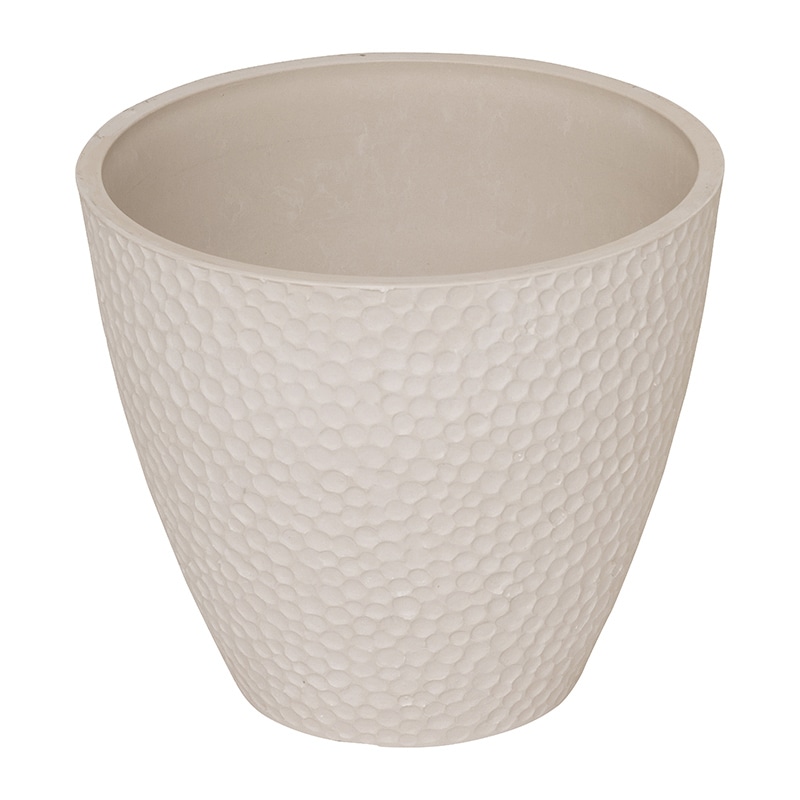 リード商事 樹脂ポット　コンケイブポット 30 MR30　ホワイト 1個（ご注文単位1個）【直送品】