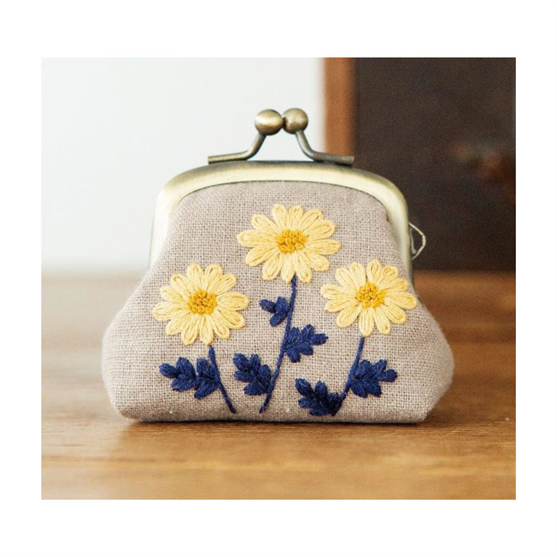 piece スミレソラ 大和撫子ながま口キット 菊 約W7×H7×マチ3cm PHC-061-3 1個(ご注文単位1個)【直送品】