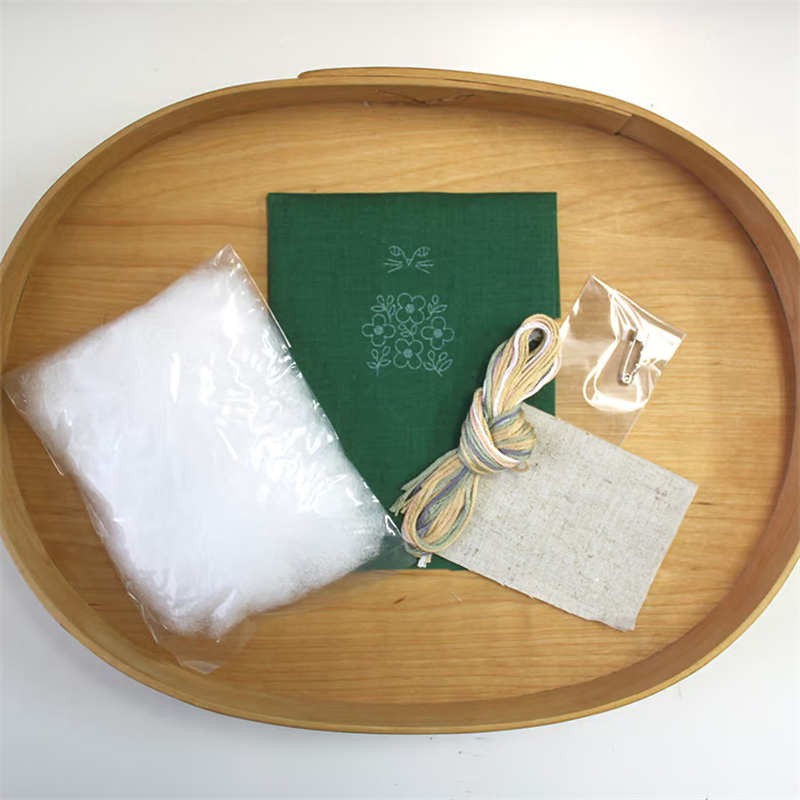 ピース(Piece) 刺しゅうキット 「nekogao ブローチキット」-小花- PHC-124-3 1袋(ご注文単位1袋)【直送品】