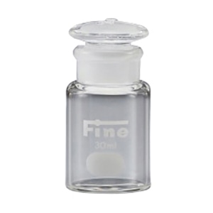 広口共通摺試薬瓶　硬質　透明　120ml   1個（ご注文単位1個）【直送品】