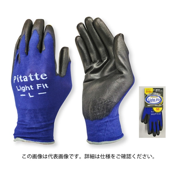 ジェイワークスプランニング ウレタン背抜き手袋 ぴたっ手 ライトフィット L JK-023 1組（ご注文単位12組）【直送品】