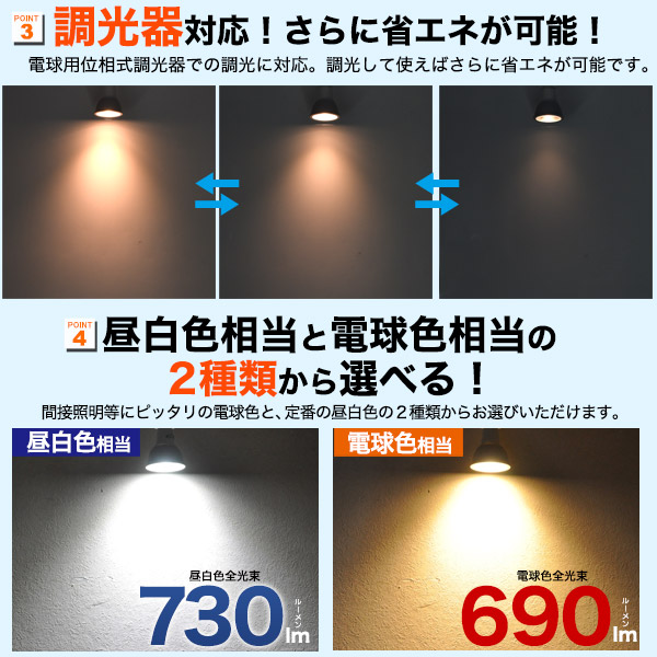 プラタ LEDハロゲンランプ 口金E11 広角 調光対応 電球色 77W-JDR6-Ldi 1個(ご注文単位1個)【直送品】
