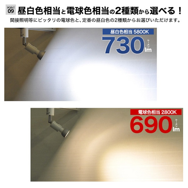 プラタ 調光対応 配ダク用LEDスポット E11 昼白色 広角 D28-77C 1台(ご注文単位20台)【直送品】