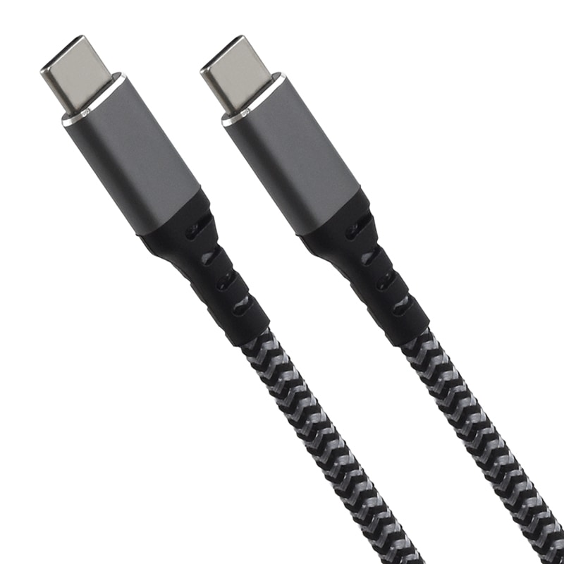 プラタ Type-C to Cケーブル グレー ctoc-100 1個（ご注文単位1個）【直送品】