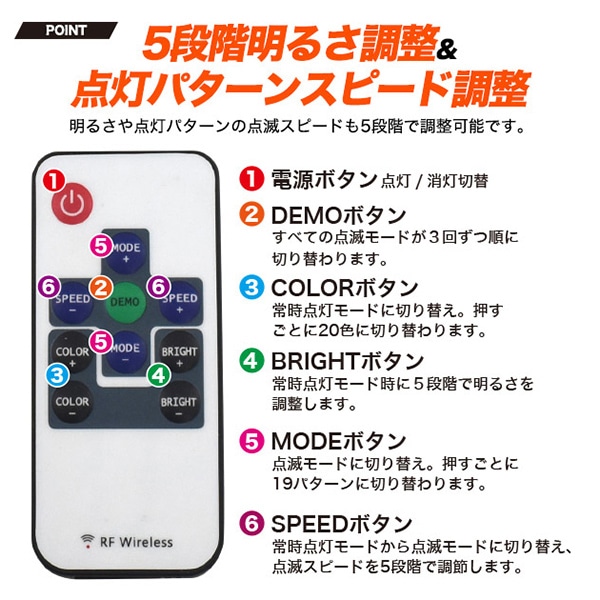 プラタ RGBマルチカラー LEDライティング バーライト 55cm 9W lb156rgb-55 1本(ご注文単位3本)【直送品】