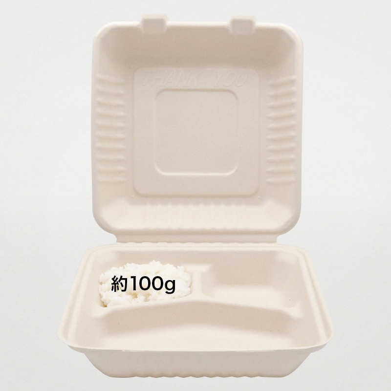 弁当容器 BBランチボックス 230-230-3 50枚/袋(ご注文単位4袋)【直送品】