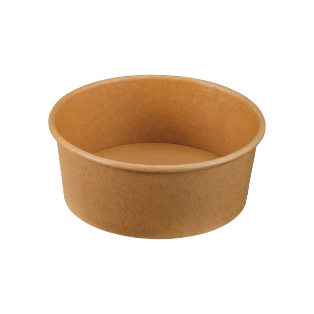 どんぶり容器　クラフトカップ750　本体   25枚/袋（ご注文単位12袋）【直送品】