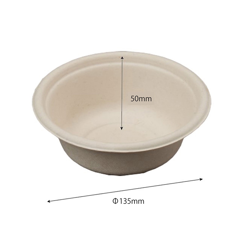 惣菜サラダ容器 ボウルM 中 50枚/袋(ご注文単位18袋)【直送品】