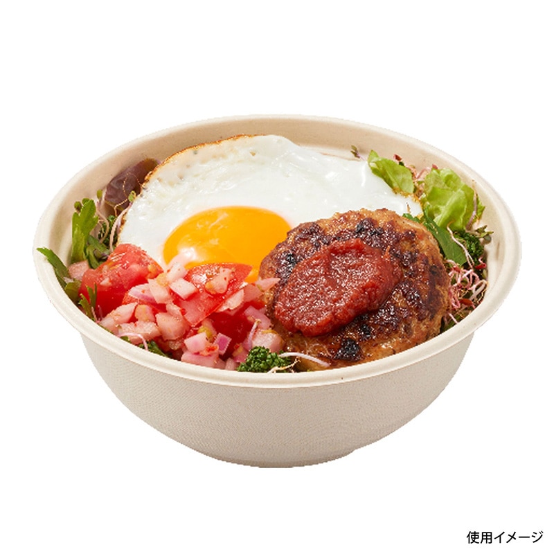 どんぶり容器 BBどんぶり ラミ 本体 D-1 5枚入 1外袋(ご注文単位120袋)【直送品】