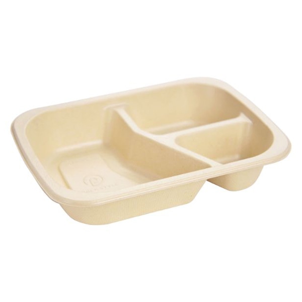 パックスタイル 弁当容器　BBデリ 20－15－3S　3仕切り　PETラミ 00702095 50枚/袋（ご注文単位10袋）【直送品】