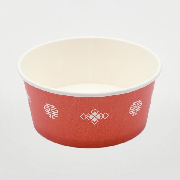 パックスタイル スープカップ　耐熱紙カップ　本体 650　中華 00749919 50枚/袋（ご注文単位12袋）【直送品】