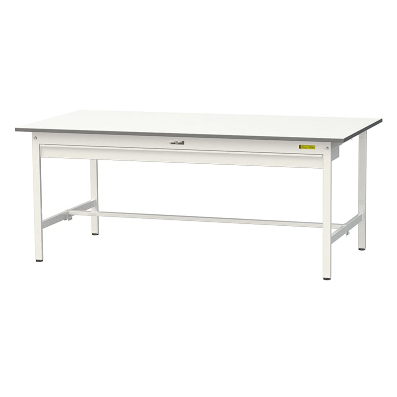 山金工業 ワークテーブル150　固定式　H740mm ワイド引出し付／基本形 1800×900 1台（ご注文単位1台）【直送品】