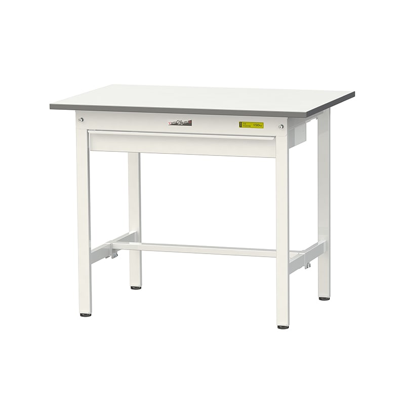 山金工業 ワークテーブル150　固定式　H740mm ワイド引出し付／基本形 900×600 1台（ご注文単位1台）【直送品】
