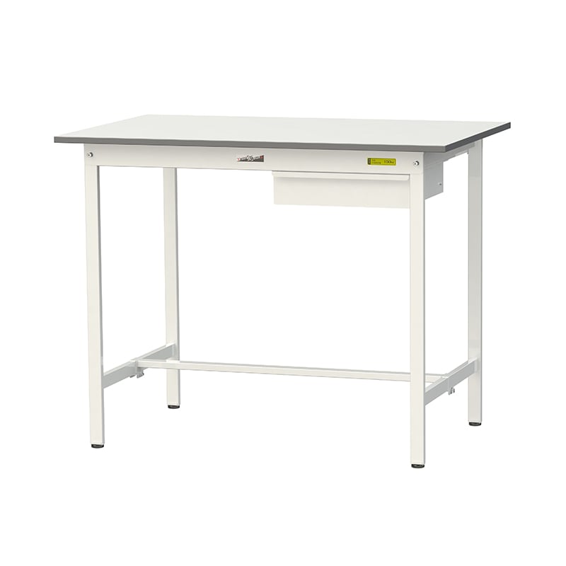 山金工業 ワークテーブル150　固定式　H950mm キャビネット付／基本形 1200×750 1台（ご注文単位1台）【直送品】