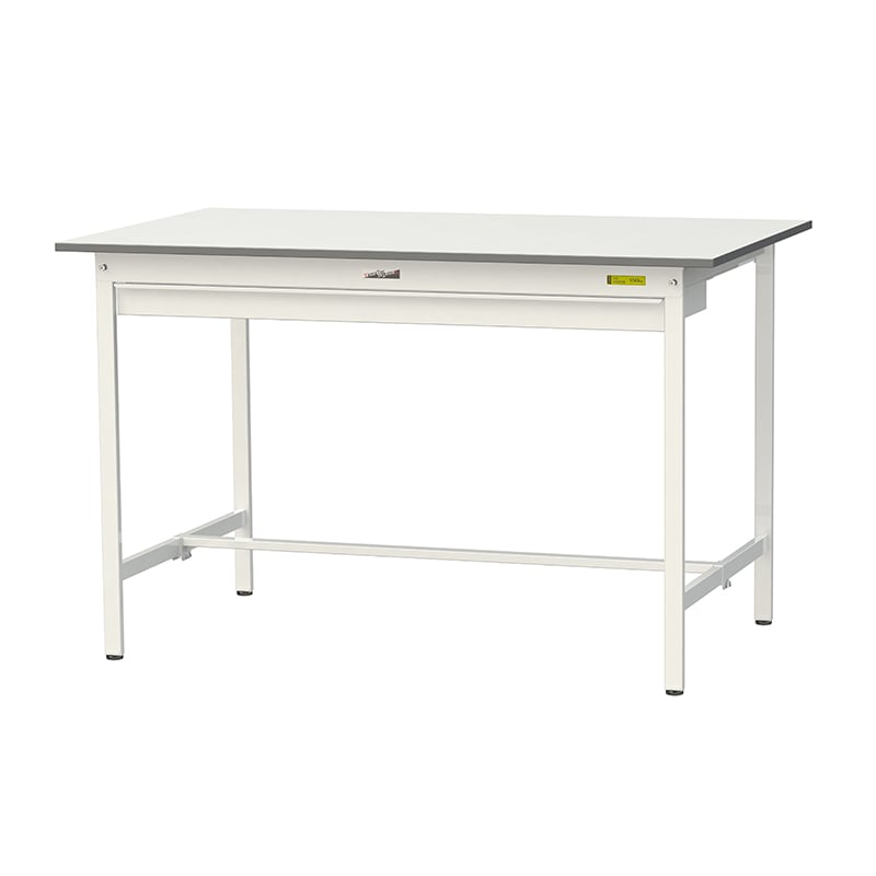 山金工業 ワークテーブル150　固定式　H950mm ワイド引出し付／基本形 1500×900 1台（ご注文単位1台）【直送品】