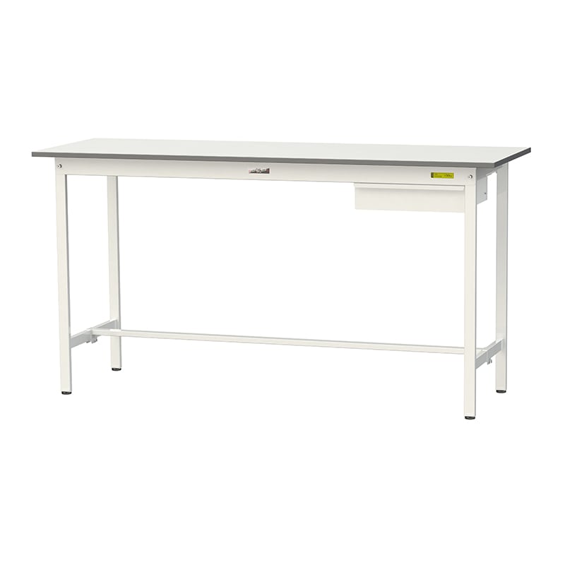 山金工業 ワークテーブル150　固定式　H950mm キャビネット付／基本形 1800×600 1台（ご注文単位1台）【直送品】