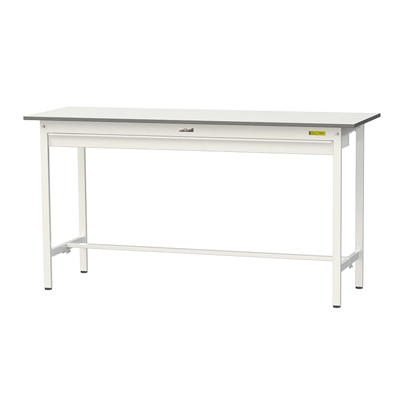 山金工業 ワークテーブル150　固定式　H950mm ワイド引出し付／基本形 1800×600 1台（ご注文単位1台）【直送品】
