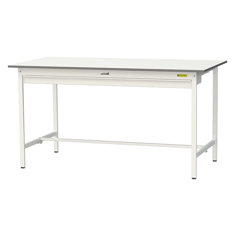 山金工業 ワークテーブル150　固定式　H950mm ワイド引出し付／基本形 1800×900 1台（ご注文単位1台）【直送品】