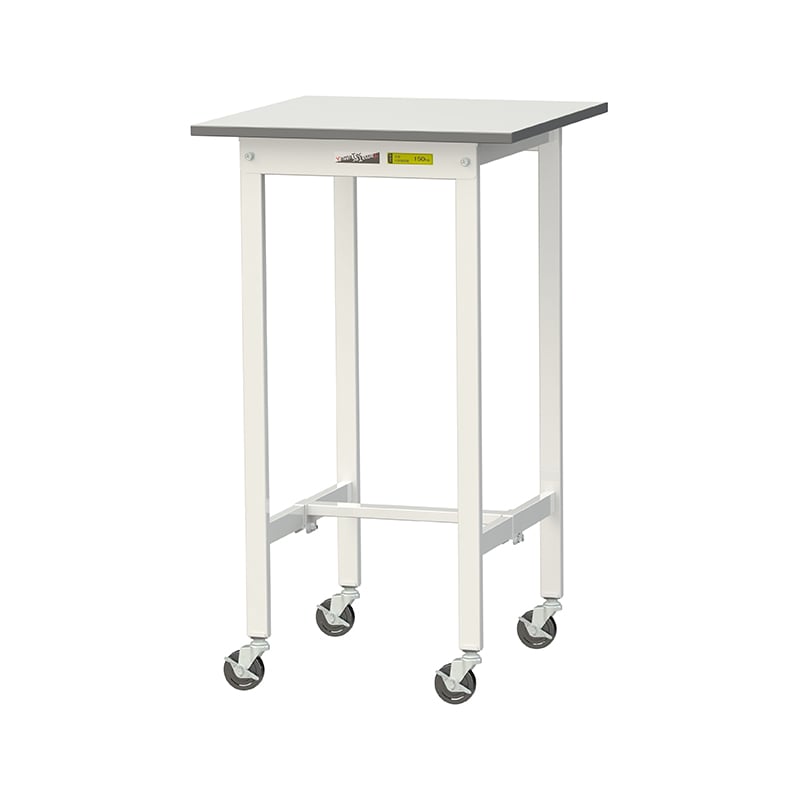 山金工業 ワークテーブル150　移動式　H1035mm 基本形 600×600×高1035mm 1台（ご注文単位1台）【直送品】