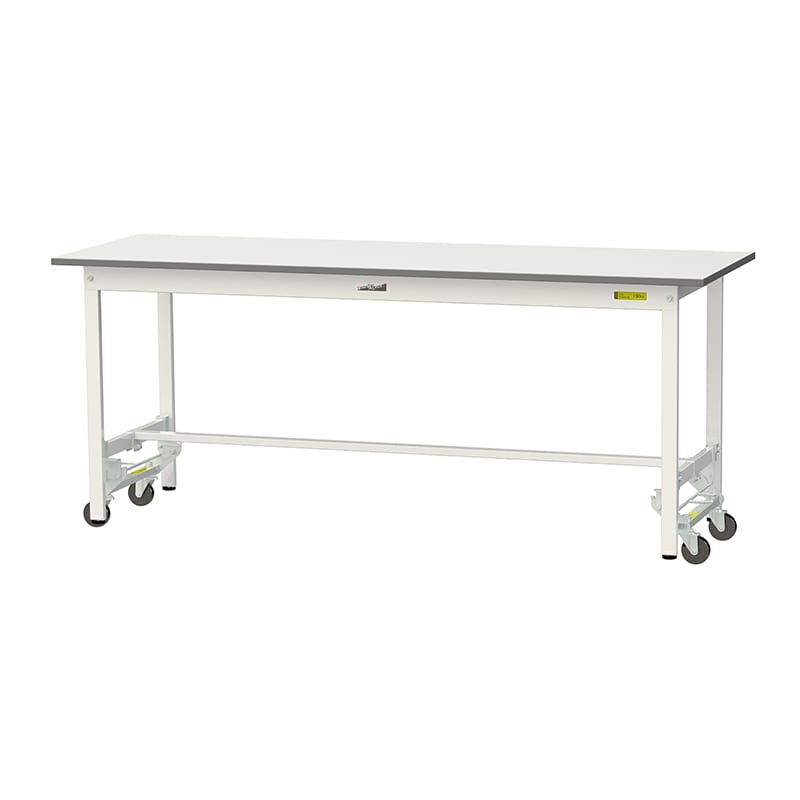 山金工業 ワークテーブル150　ワンタッチ移動タイプ H740mm　基本形 1800×600 1台（ご注文単位1台）【直送品】