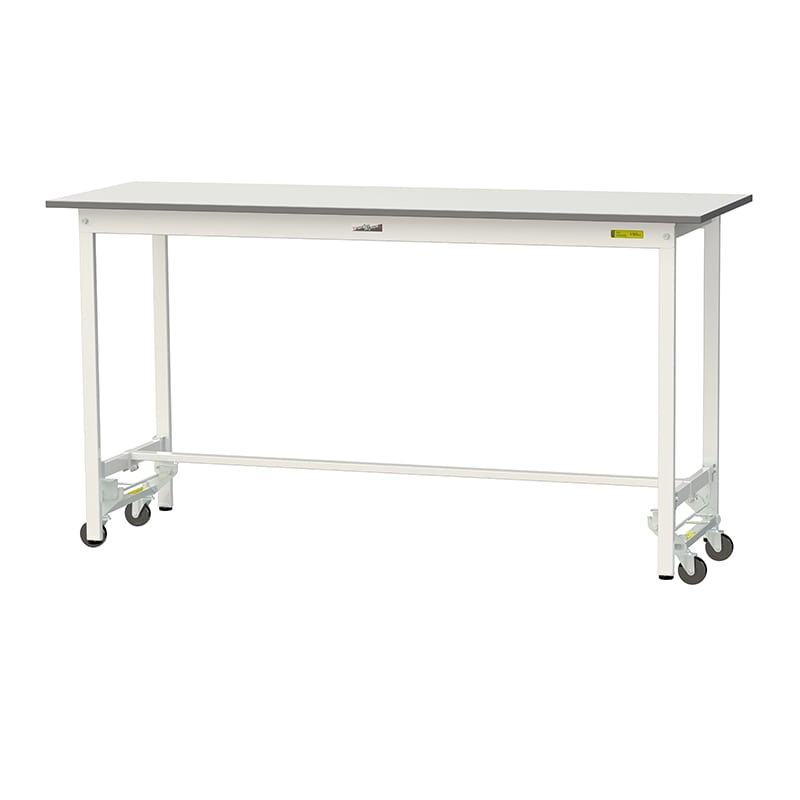 山金工業 ワークテーブル150 ワンタッチ移動タイプ H950mm 基本形 1800×600 1台(ご注文単位1台)【直送品】