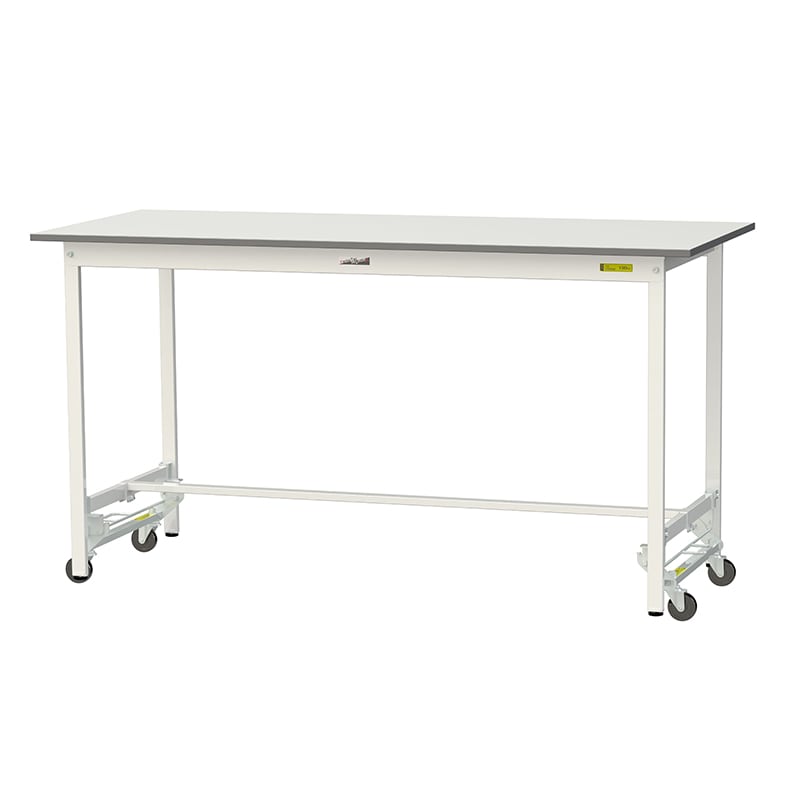山金工業 ワークテーブル150 ワンタッチ移動タイプ H950mm 基本形 1800×750 1台(ご注文単位1台)【直送品】