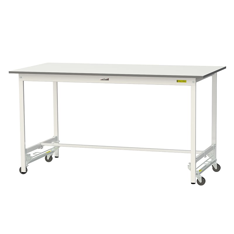 山金工業 ワークテーブル150 ワンタッチ移動タイプ H950mm 基本形 1800×900 1台(ご注文単位1台)【直送品】