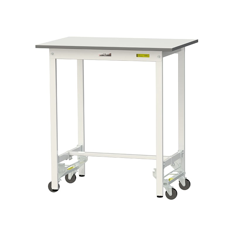 山金工業 ワークテーブル150 ワンタッチ移動タイプ H950mm 基本形 900×600 1台(ご注文単位1台)【直送品】