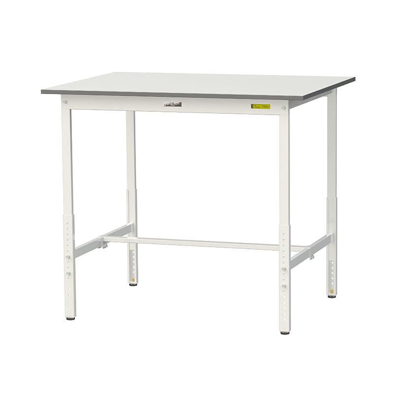 山金工業 ワークテーブル150　高さ調整タイプ H900～1200mm　基本形 1200×900 1台（ご注文単位1台）【直送品】