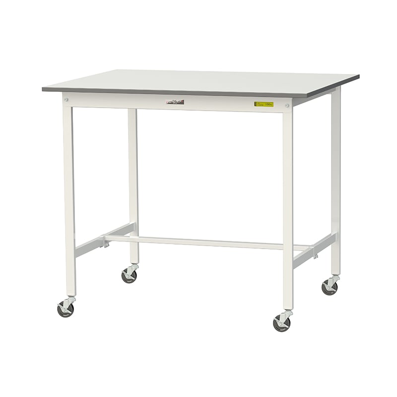 山金工業 ワークテーブル150　移動式　H1035mm 基本形 1200×900×高1035mm 1台（ご注文単位1台）【直送品】
