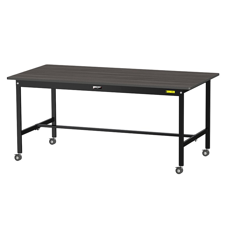 山金工業 ワークテーブル　ブラック　移動式 基本形 1800×900×804 1台（ご注文単位1台）【直送品】
