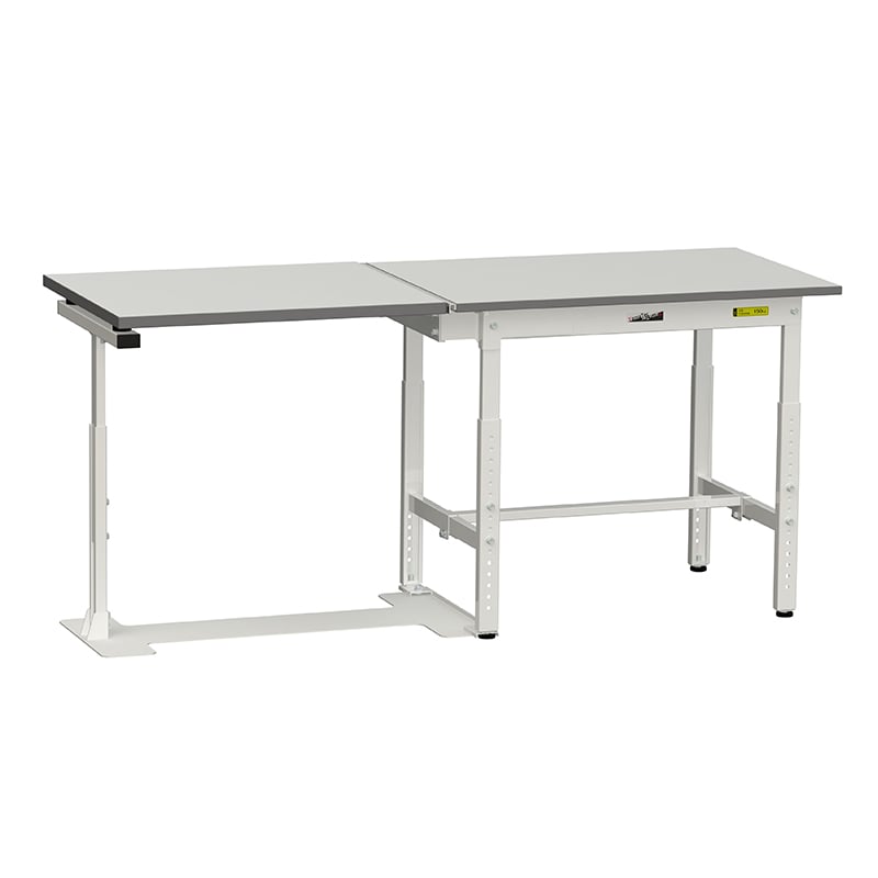 山金工業 ワークテーブル150 跳ね上げタイプ H600~900mm 基本形 900×600 1台(ご注文単位1台)【直送品】