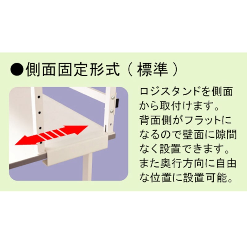 山金工業 ロジスタンド H600mm 基本形 900×300 1台(ご注文単位1台)【直送品】