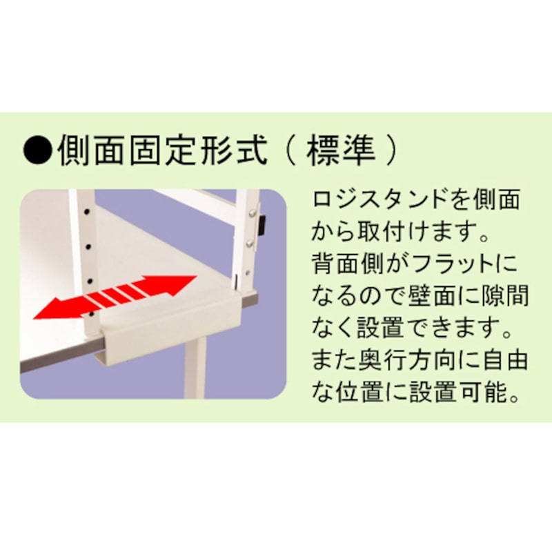 山金工業 ロジスタンド H600mm 基本形 600×300 1台(ご注文単位1台)【直送品】