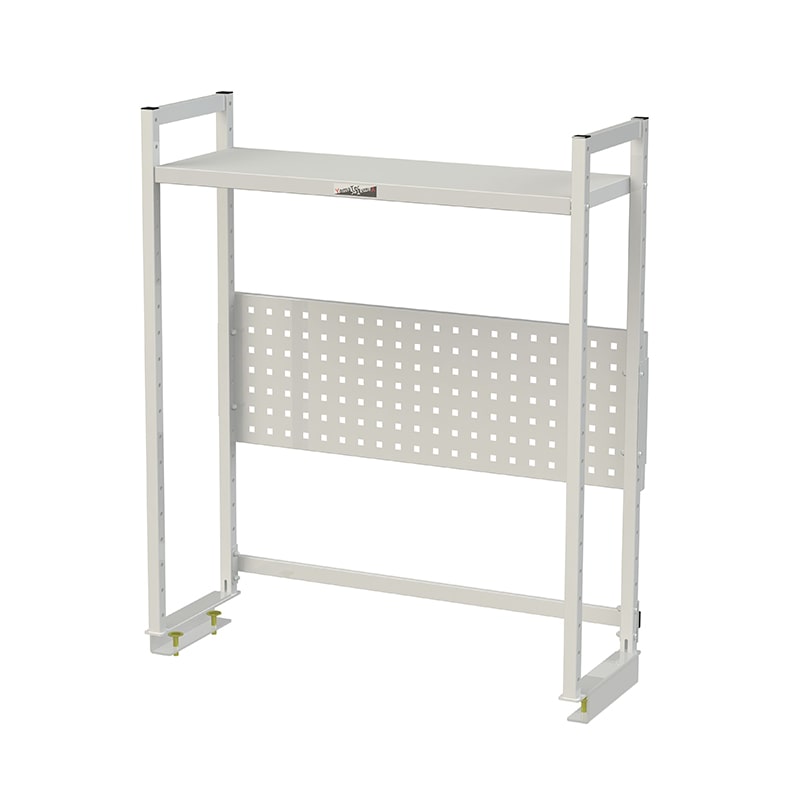 山金工業 ロジスタンド　H1000mm パンチングパネル付 900×300 1台（ご注文単位1台）【直送品】