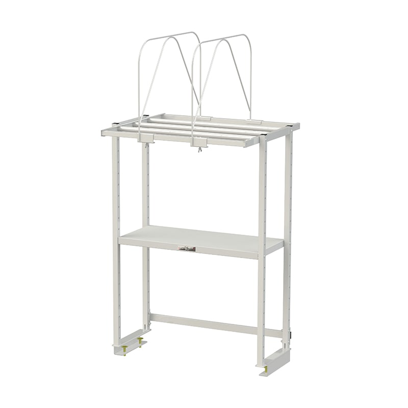 山金工業 ロジスタンド　H1000mm 段ボール棚セット付 750×581 1台（ご注文単位1台）【直送品】