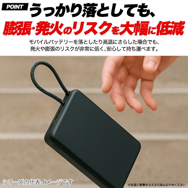 プラタ 個体電池 モバイルバッテリ- 10000mAh ホワイト mp046wh 1個（ご注文単位1個）【直送品】