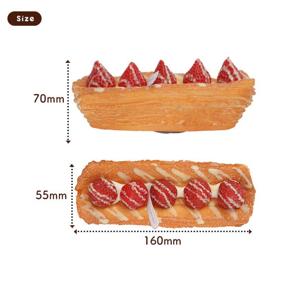 プラタ パンのスクイーズ イチゴデニッシュ マグネット付 pt1-251-b 1個（ご注文単位1個）【直送品】