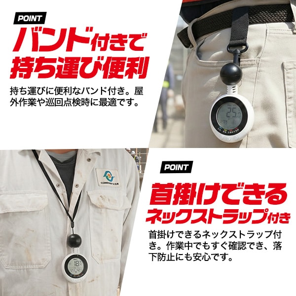 プラタ 黒球式 熱中症指数計 wbgtmeter 1個（ご注文単位1個）【直送品】