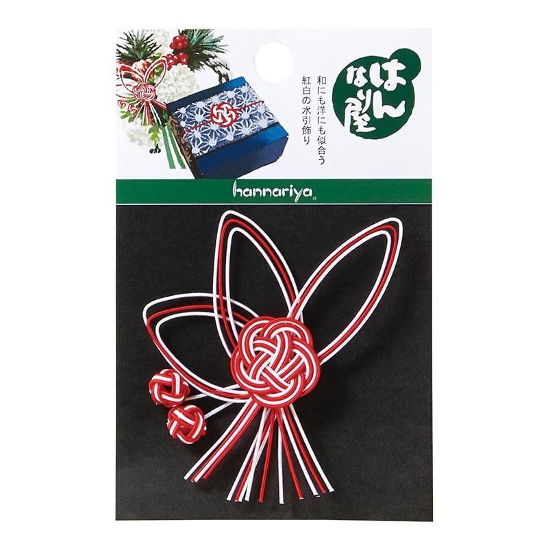 神堂 紅白水引飾り ブーケ1P 929035 1パック(ご注文単位5パック)【直送品】