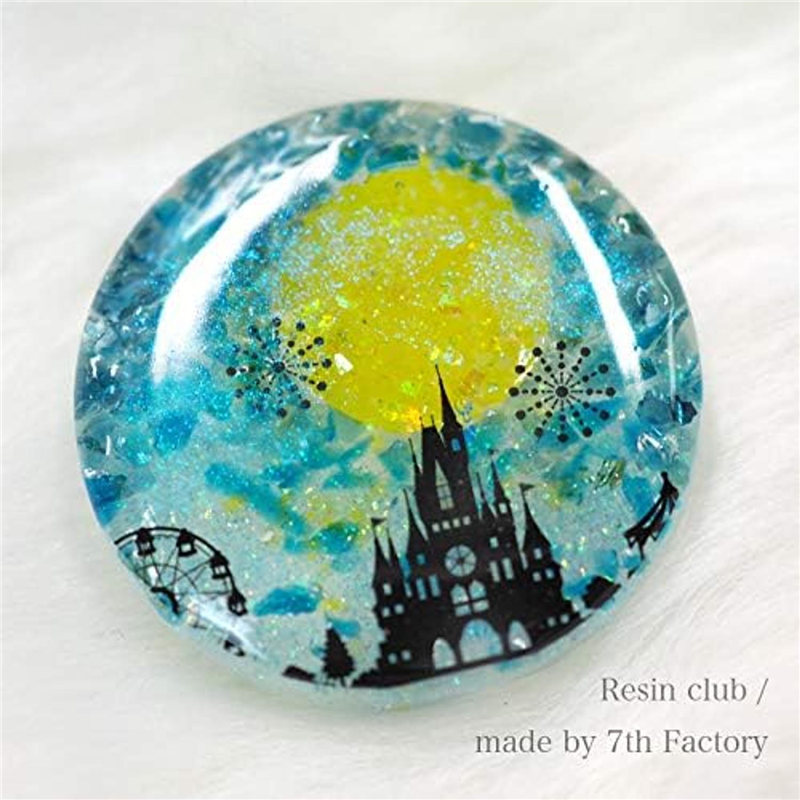 レジンクラブ 遊園地 両面 UVレジン用シールパーツ RC-AMU-101 1枚(ご注文単位1枚)【直送品】