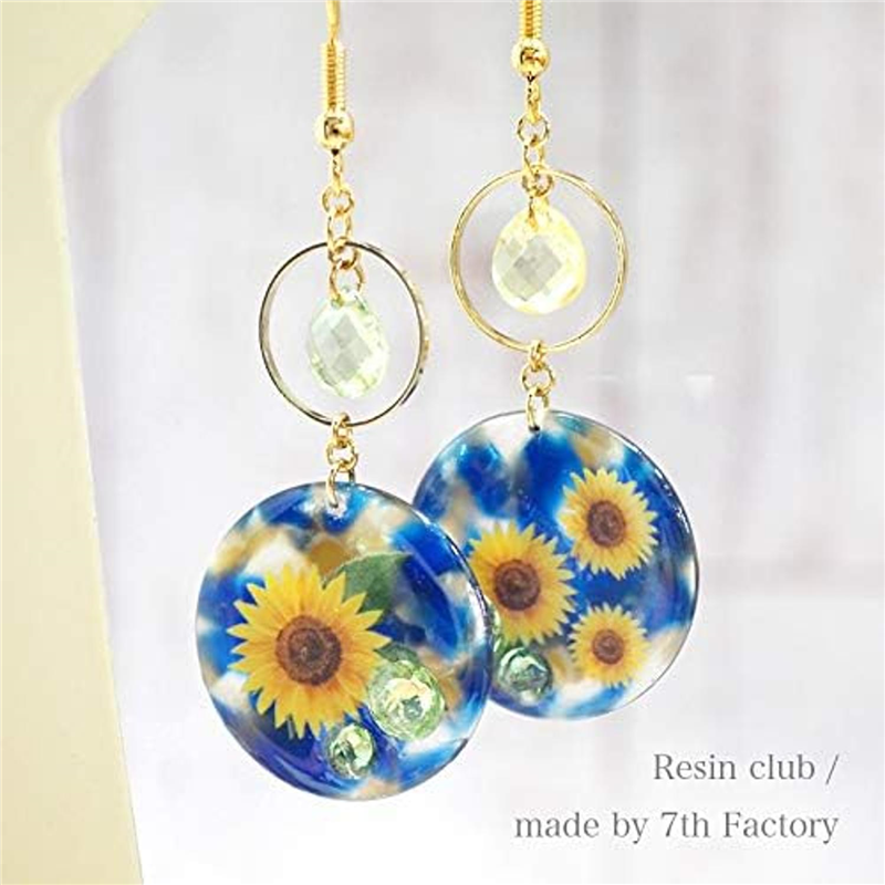 レジンクラブ ひまわり 両面 UVレジン用シールパーツ RC-HMW-101 1枚（ご注文単位1枚）【直送品】