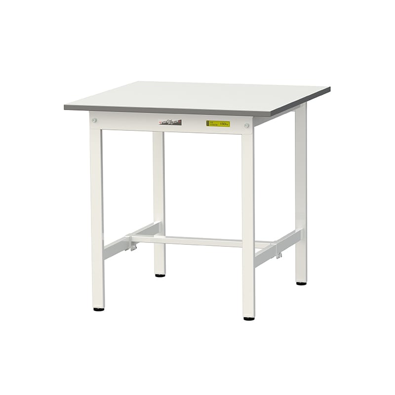 山金工業 ワークテーブル150　固定式　H740mm 基本形 750×750 1台（ご注文単位1台）【直送品】