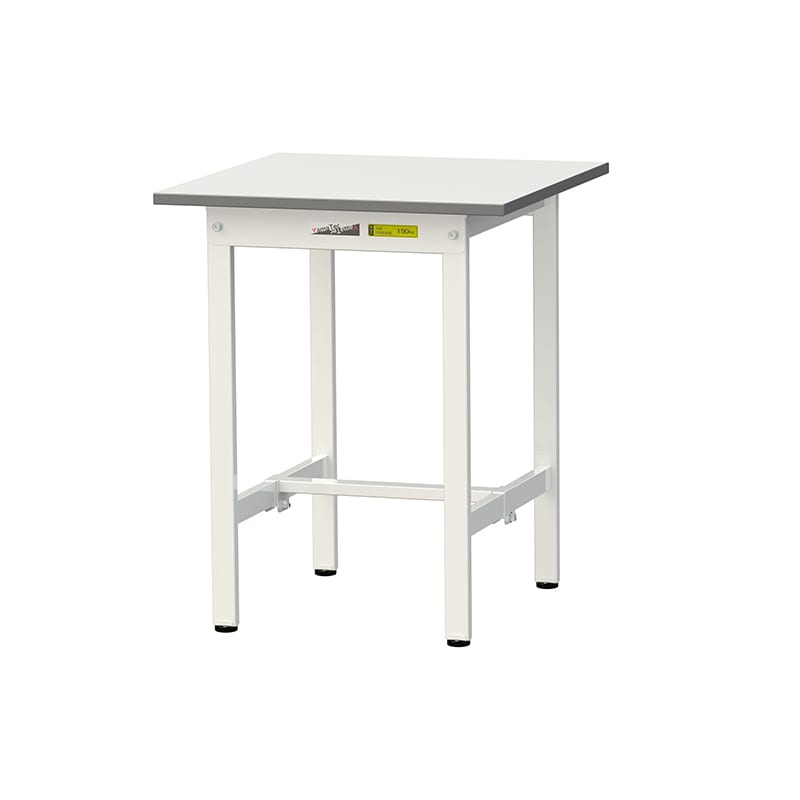 山金工業 ワークテーブル150　固定式　H740mm 基本形 600×600 1台（ご注文単位1台）【直送品】