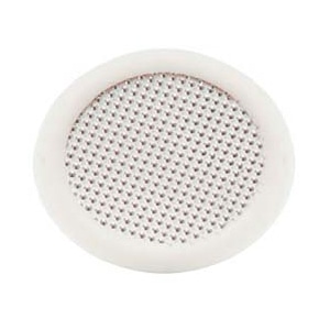 18-8　カラーゴム付　コースター　白   1個（ご注文単位1個）【直送品】