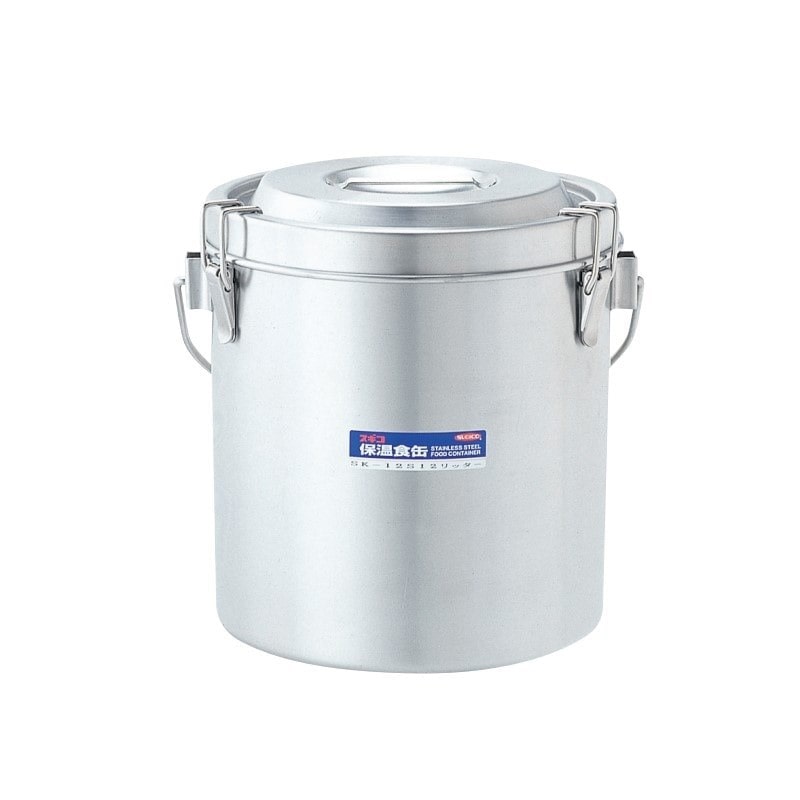 スギコ産業 18-8フードバケット 12L SA0505-SK-12S 1個（ご注文単位1個）【直送品】