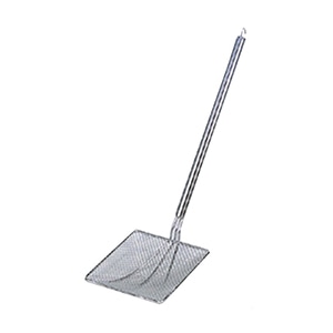 スギコ産業 18-8 フライヤー用角カス揚 フック付 22cm SA0778-SPF-220-22cm 1個（ご注文単位1個）【直送品】