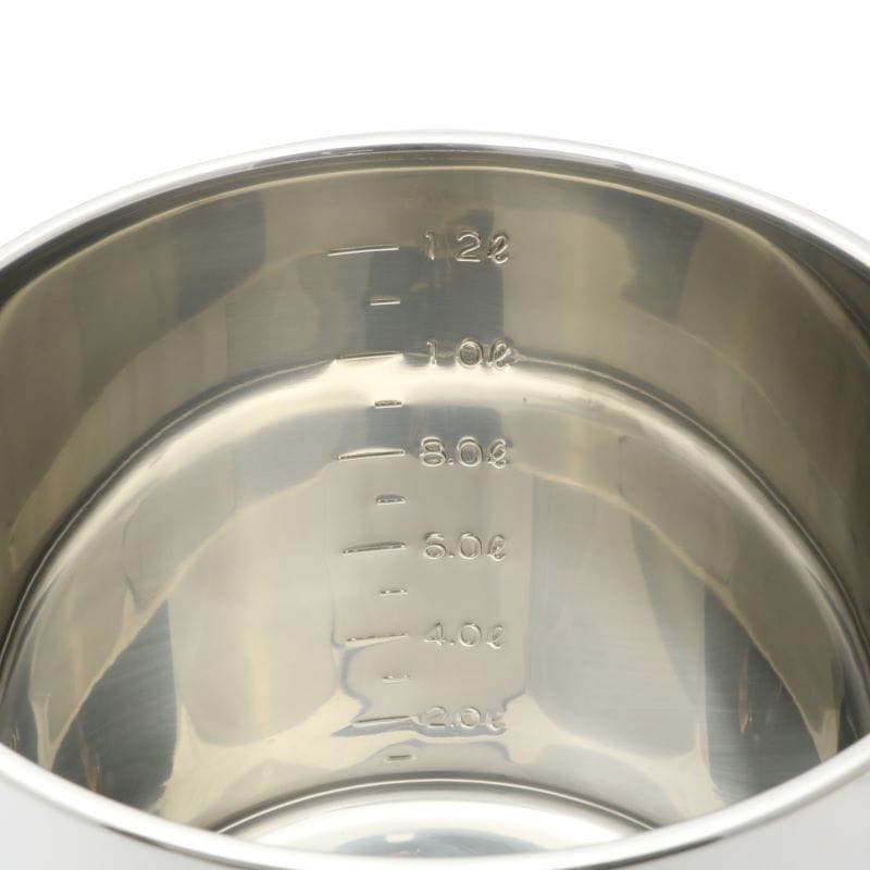 スギコ産業 キッチンポット 18-8 内蓋式 目盛付 φ260 AA0086-SH-4626D-26cm 1個（ご注文単位1個）【直送品】