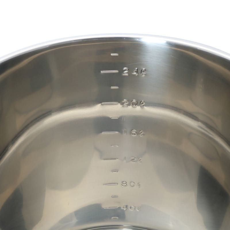 スギコ産業 キッチンポット 18-8 内蓋式 目盛付 φ330 AA0089-SH-4633D-33cm 1個（ご注文単位1個）【直送品】