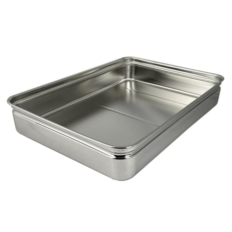 スギコ産業 18-8 番重バット 中 浅型 8cm ST0975-SH-4735-08 1個（ご注文単位1個）【直送品】